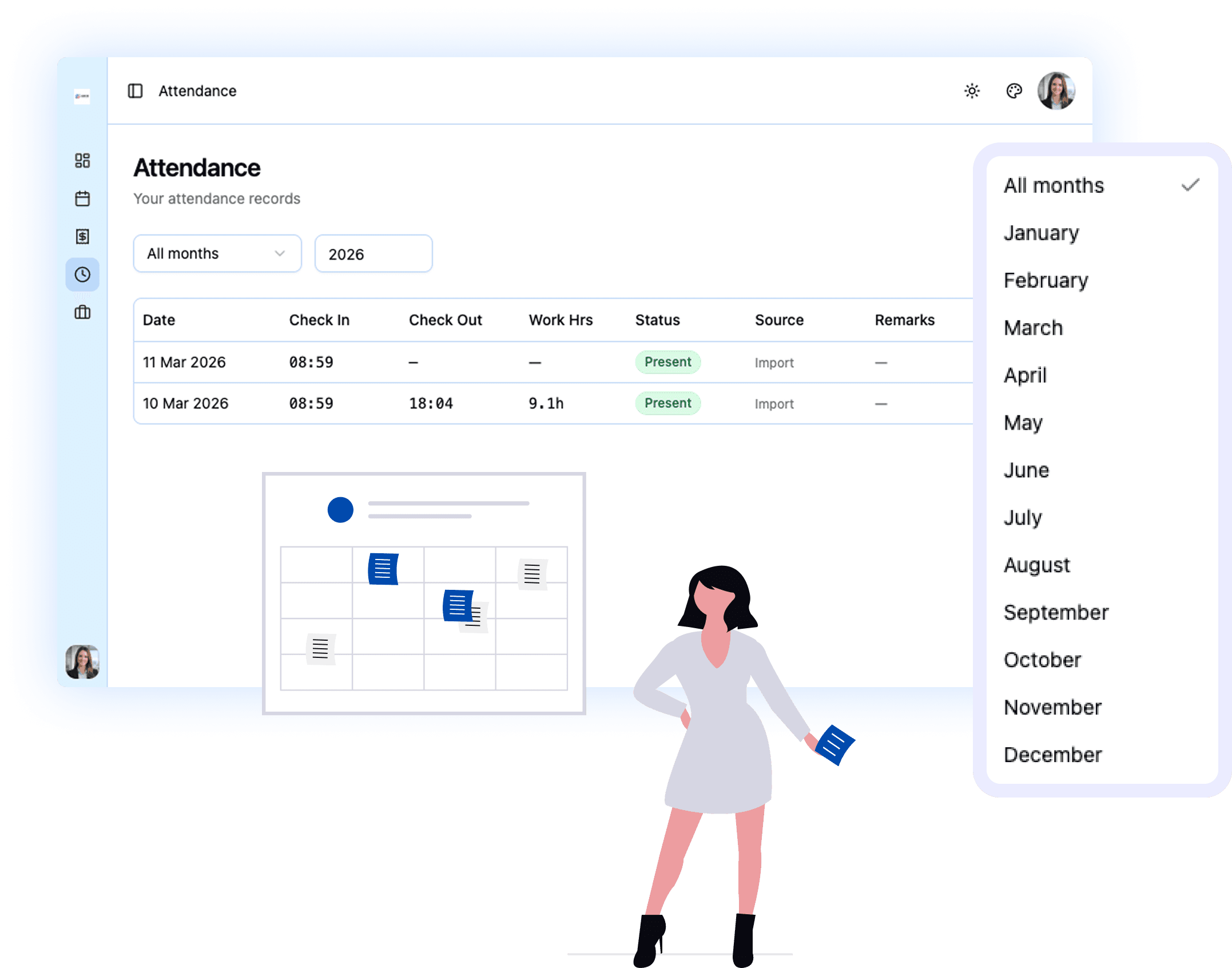 Attendance Tracking Dashboard