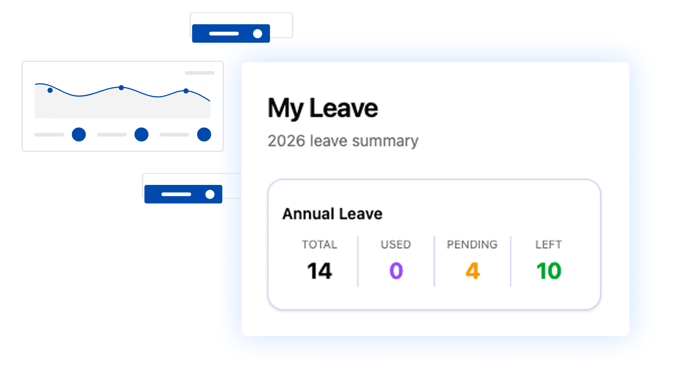 Track leave balances and entitlements in real time