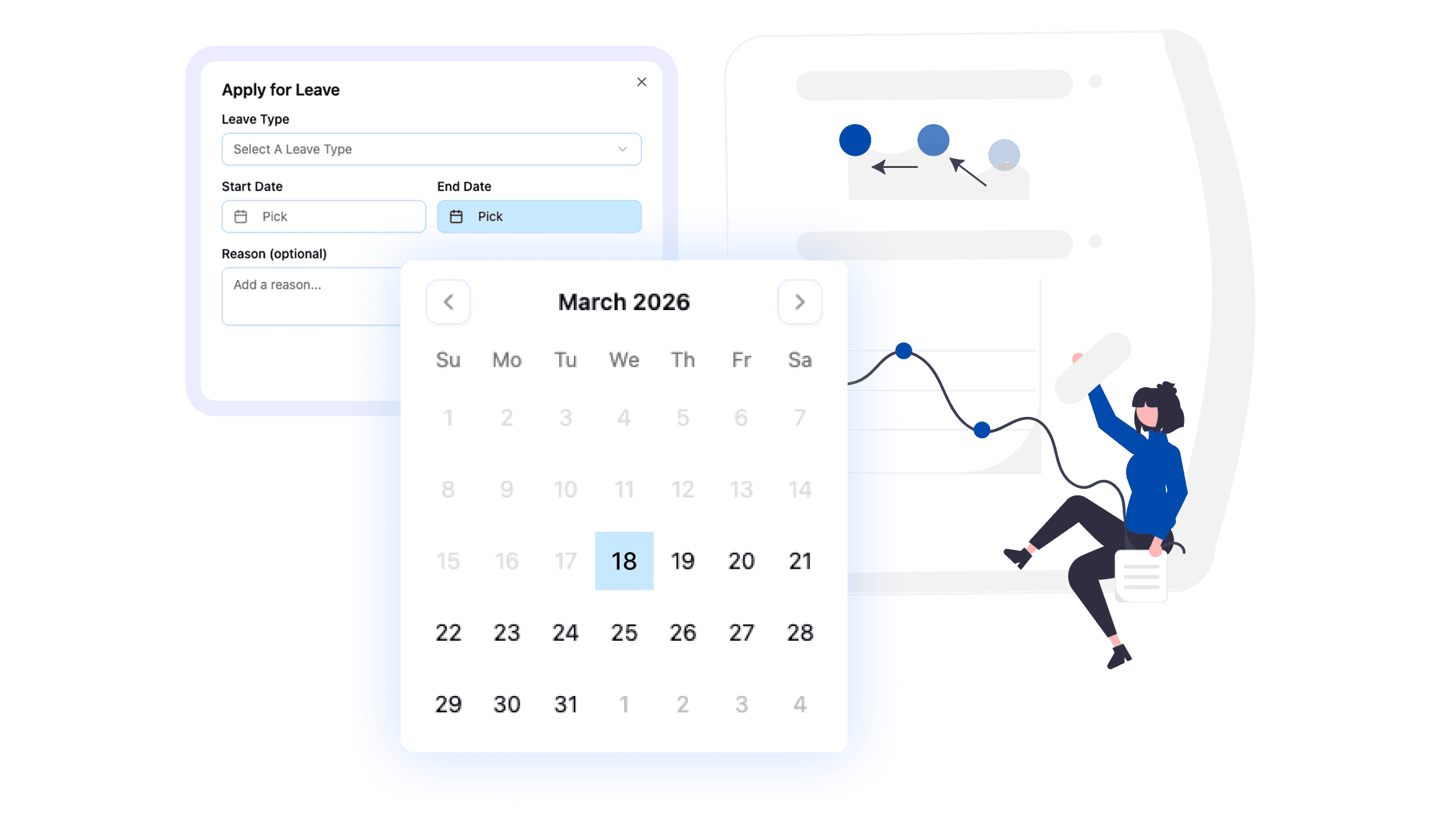 Submit and manage employee leave requests