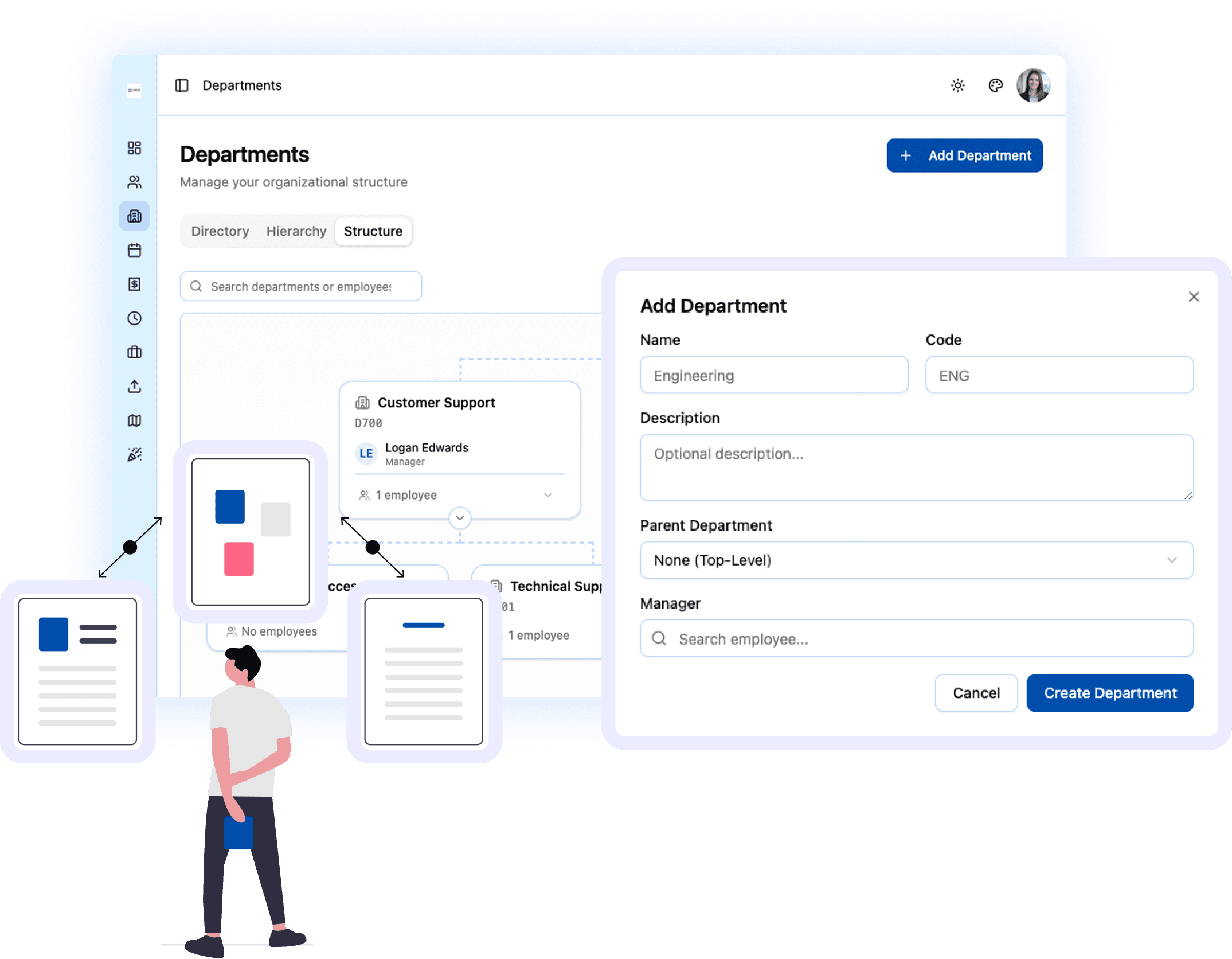 Organizational Chart Dashboard