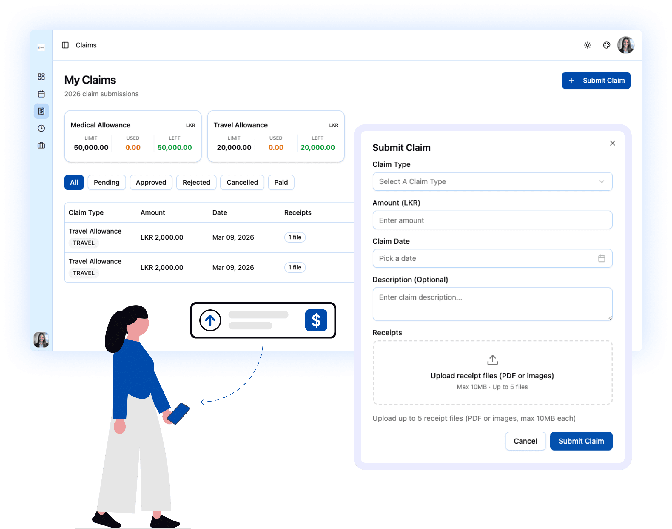 Expense Management Dashboard